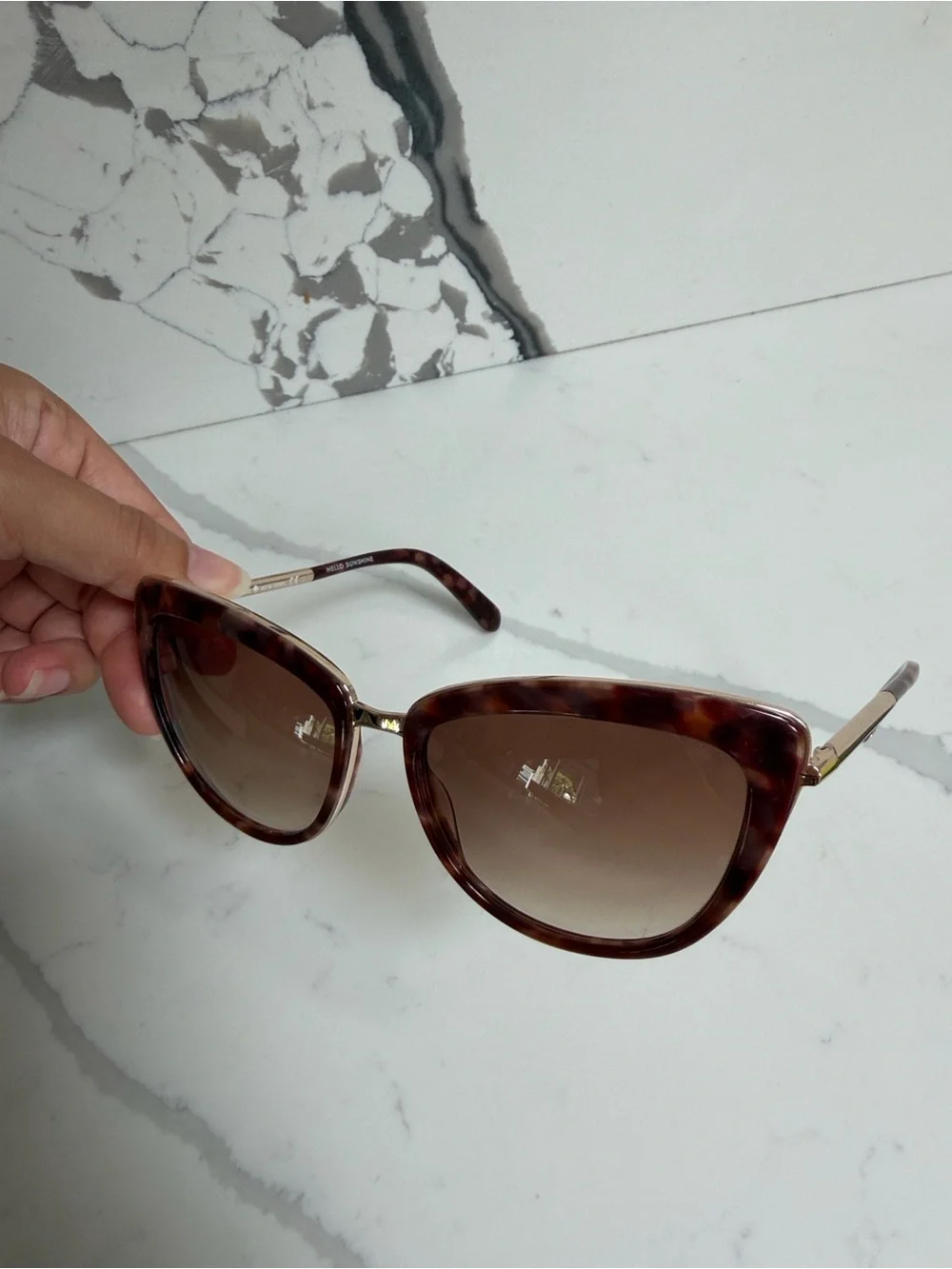 Kate Spade KANDIS Tortoiseshell Oversized Sunglasses